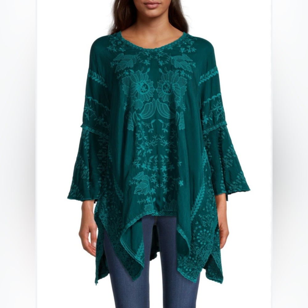 🌐 JOHNNY WAS TEMPERTY LORELAI TUNIC. Large